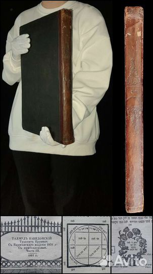 Фолиант. Талмуд Вавилонский. Трактат Ерувин 1881 г