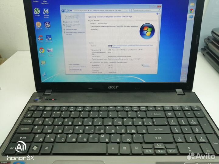 Acer Aspire5551G SSD 240gb