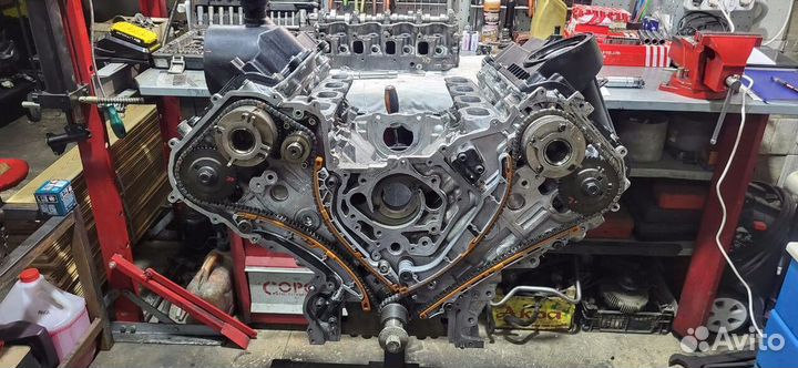 Двигатель VK56 / для Патрол Y62 5.6