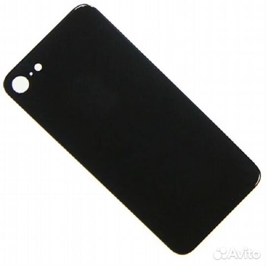 Задняя крышка Apple iPhone 8 Черн. (широкий