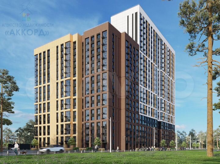 2-к. квартира, 63,9 м², 11/24 эт.