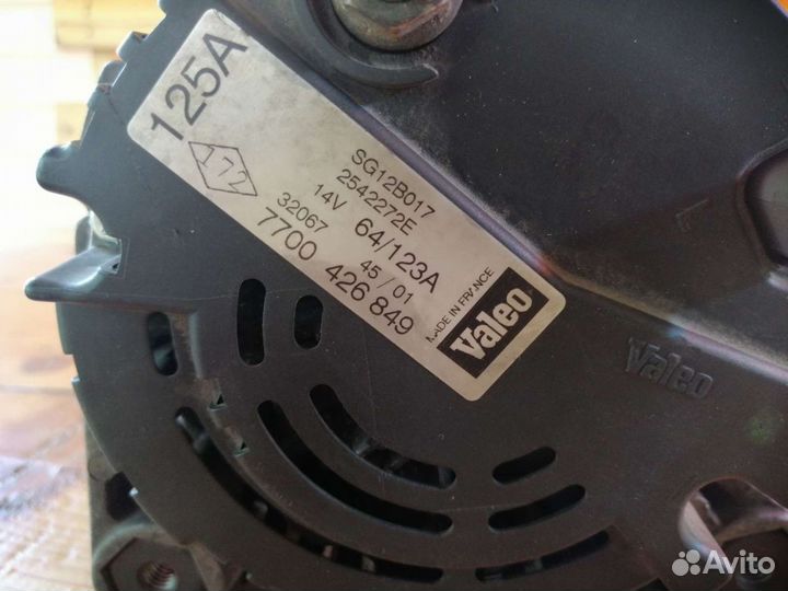 Генератор renault laguna 2