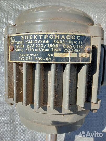 Двигатель от водяного насоса