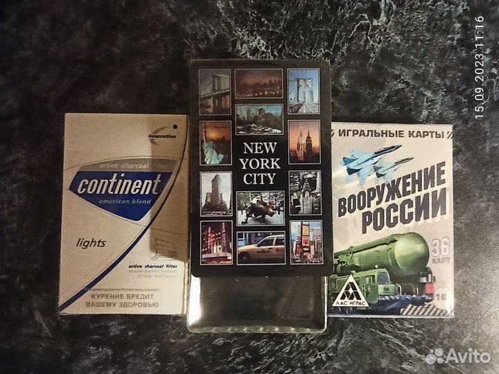 Игральные карты новые колоды по 36 и 54 карты