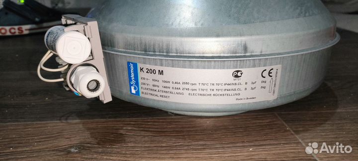 Вентилятор канальный Systemair K 200 M 60Hz