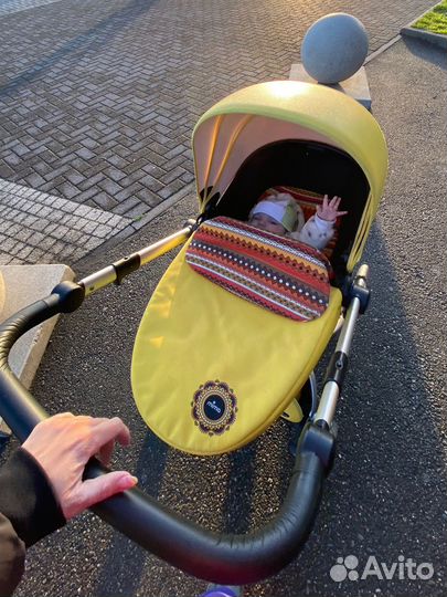 Коляска mima xari yellow