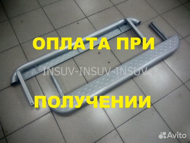 Пороги с металлическим листом Нива 21 (цвет любой)