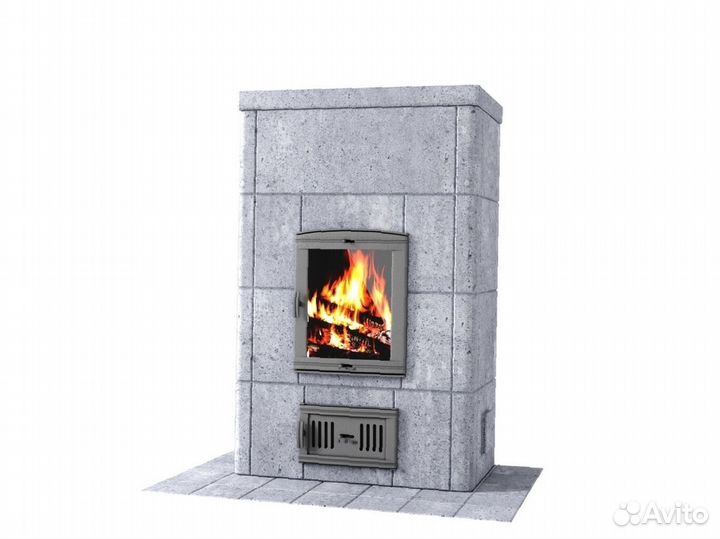 Печь камин отопительная