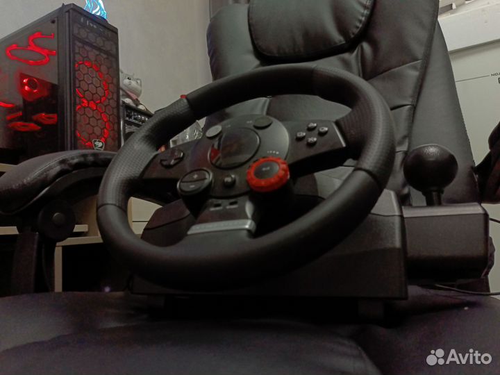 Игровой руль logitech driving force gt