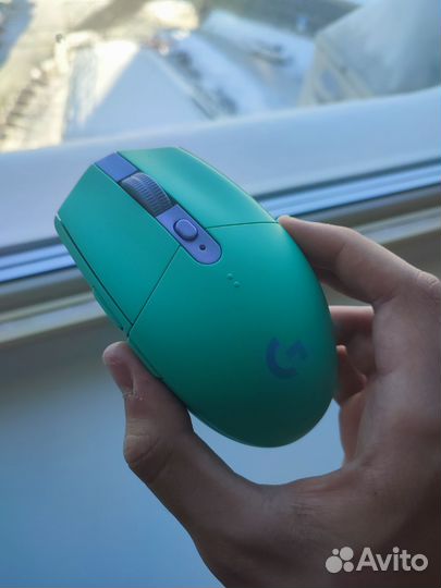 Игровая Беспроводная Мышь logitech G304 бирюзовая