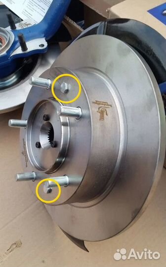 Усиленный ступичный узел с диском Нива Ивеко