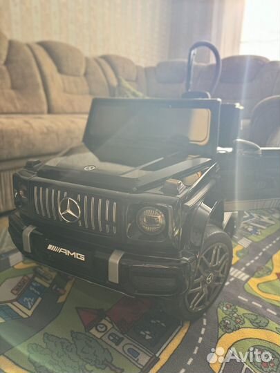 Электромобиль детский Mercedes G63 (гелик)