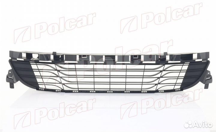 Решетка в бампере на Renault Megane 2008-2014