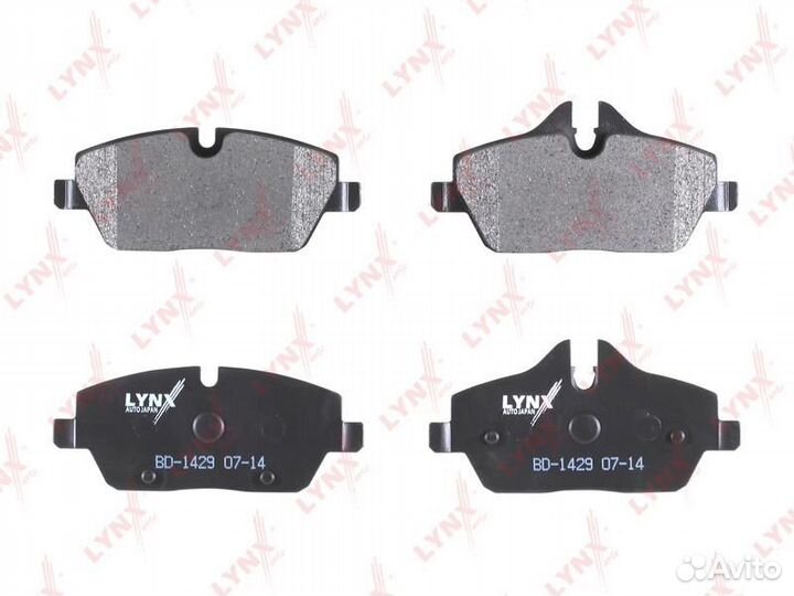 Колодки тормозные BMW E81/E87/mini cooper 04- пере