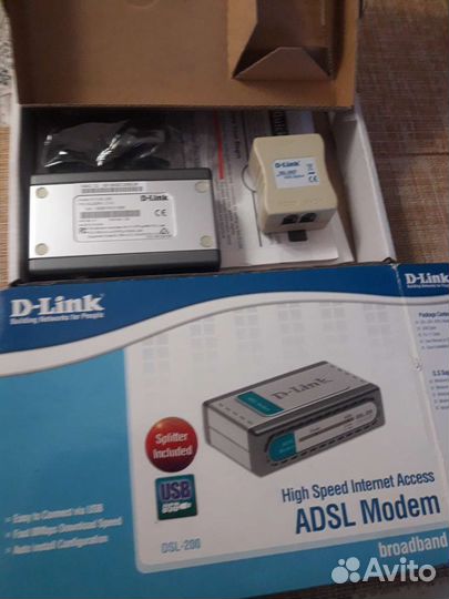 Модем D-Link adsl-200