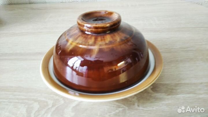 Масленка керамическая