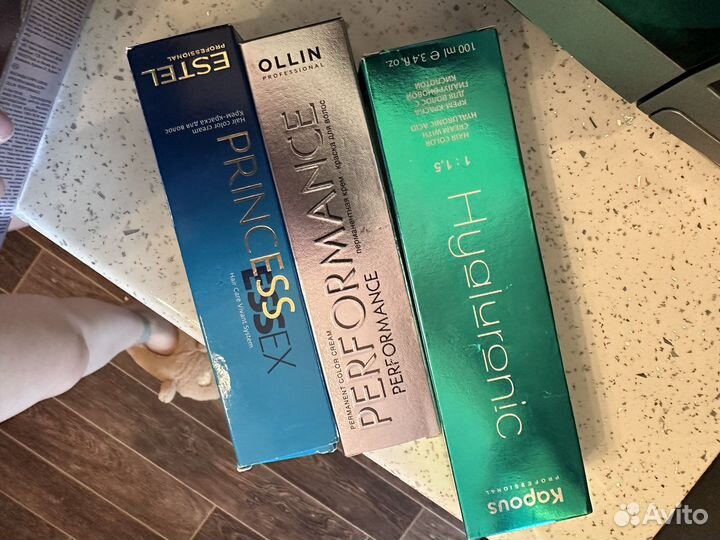 Краски для волос новые