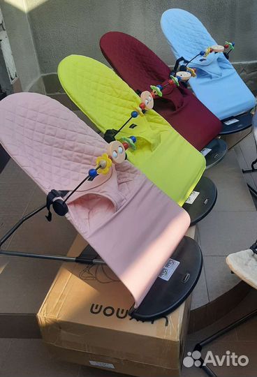 Шезлонг качалка от 0 до 15 кг (отличный Подарок)