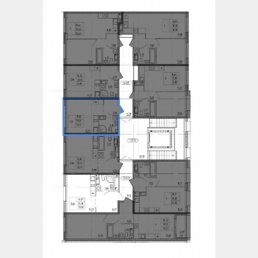 Квартира-студия, 23,7 м², 5/5 эт.