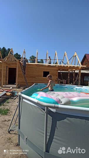 Каркасный бассейн Bestway 488*305*107 с лестницей