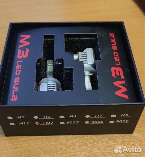 M3 LED bulb лампы H27 (880,881)