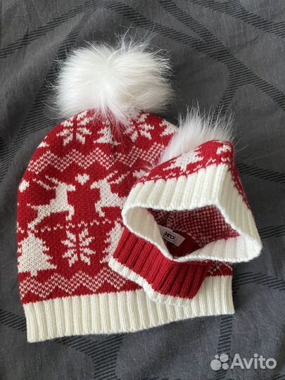 Шапка для собаки и хозяина парные