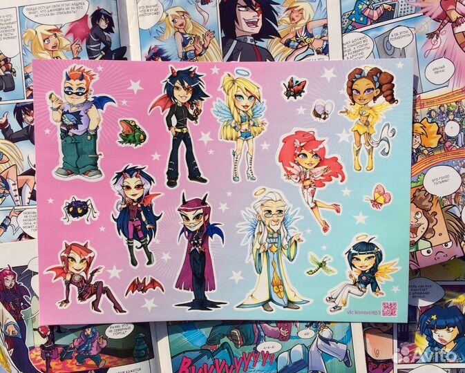 Наклейки друзья ангелов