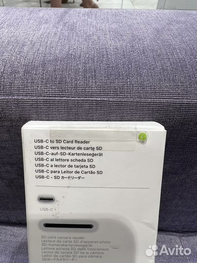 Apple USB-C to SD card reader картридер