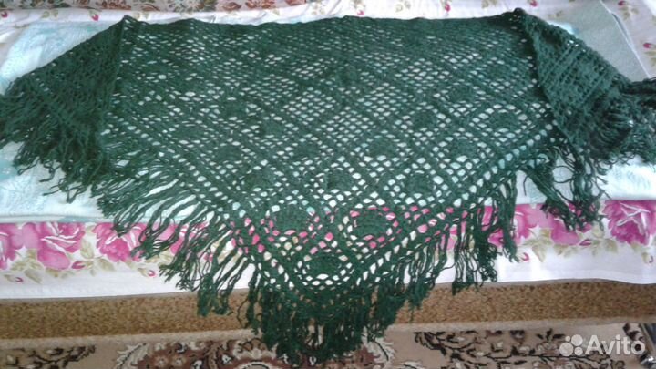 Вязанная косынка