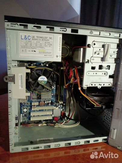 Офисный компьютер, Intel, Pentium, 4Gb, DDR2, HDD