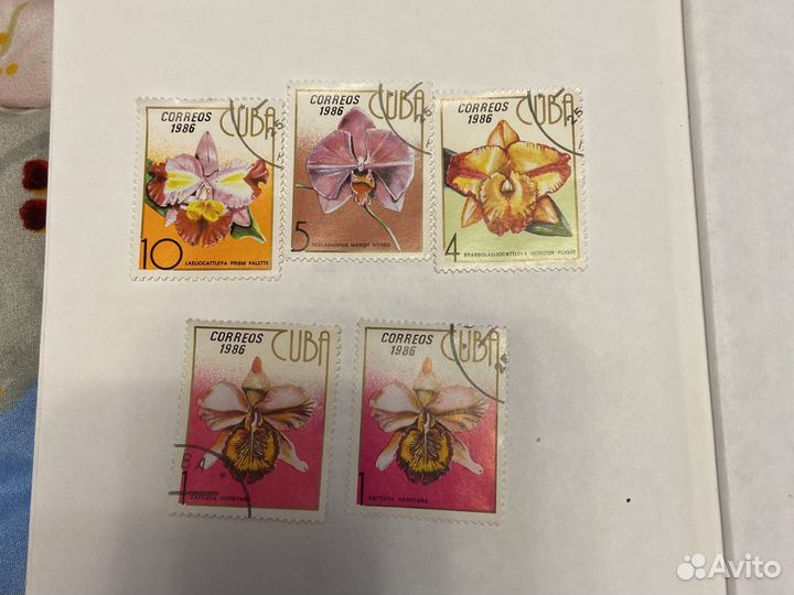 Марки correos 1986