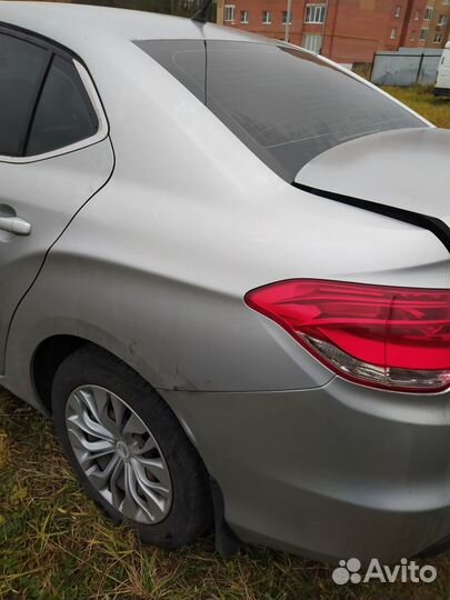 Левое заднее крыло ситроен с4 в7 седан серое