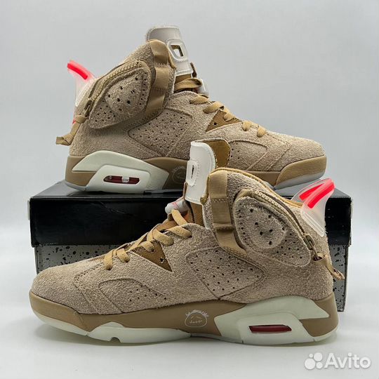 Кроссовки мужские Travis Scott x Air Jordan 6 Retr