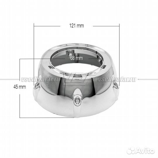 Бленда (маска) Вариант № 50 для линз