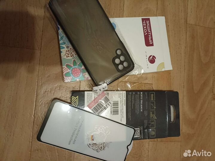 Чехол и защитное стекло Samsung M12