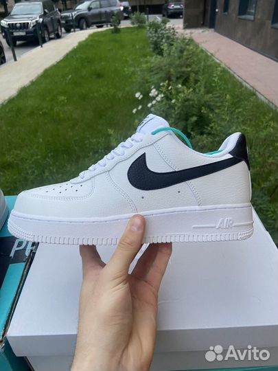 Nike Air Force 1 Low White and Black Оригинал