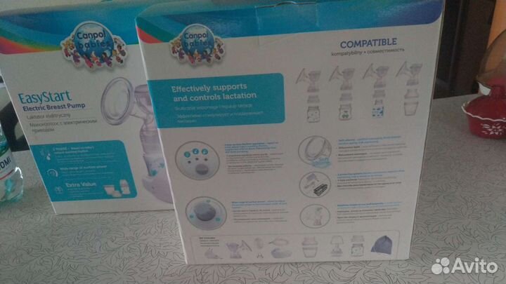 Молокоотсос 2шт. электрический