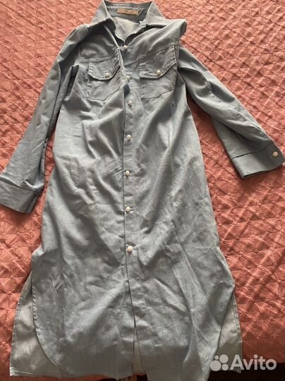 Джинсовое платье