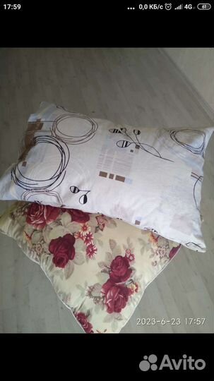 Подушки пух и синтепон