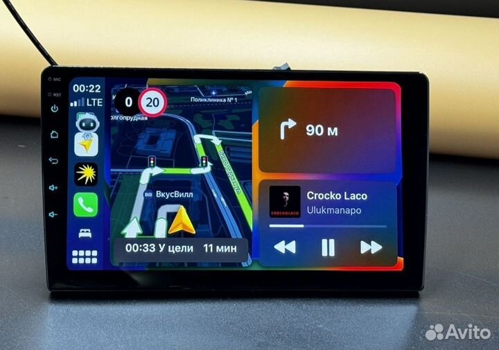 Магнитола 4/64 2 din android 9 дюймов