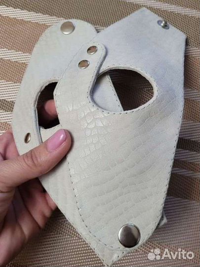 Митенки из натуральной кожи