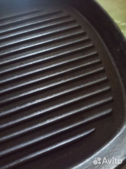 Чугунная сковорода гриль