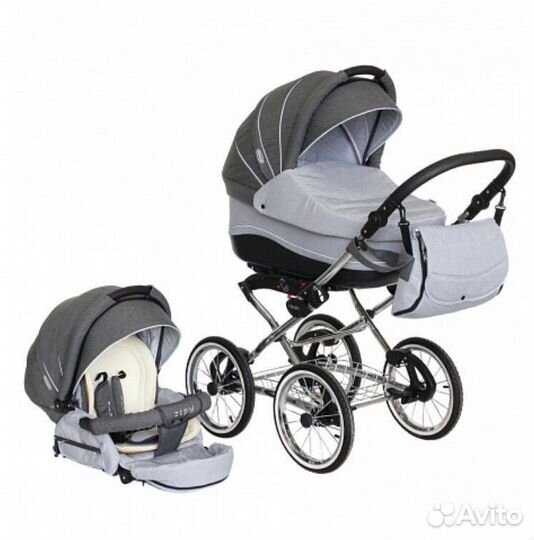 Коляска zipy classic 2 в 1 d14 verdi