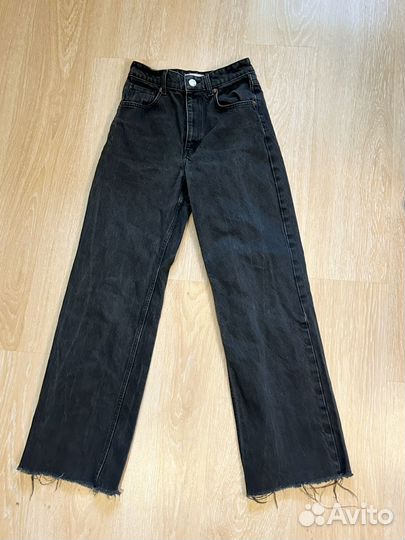 Джинсы zara 34 прямые