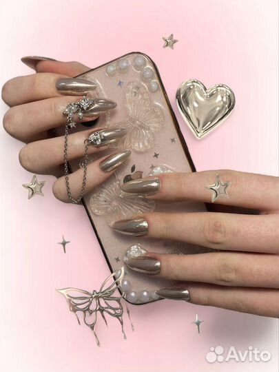 Маникюр наращивание