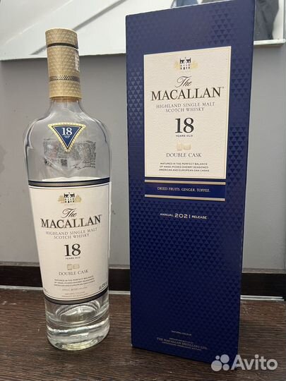 Бутылка от Макаллан 18 Years