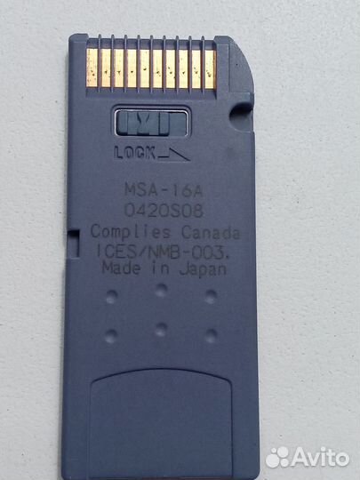 Карта памяти MSA 16 A Memory stick