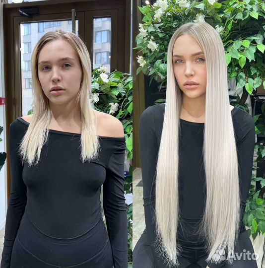 Капусльное наращивание волос