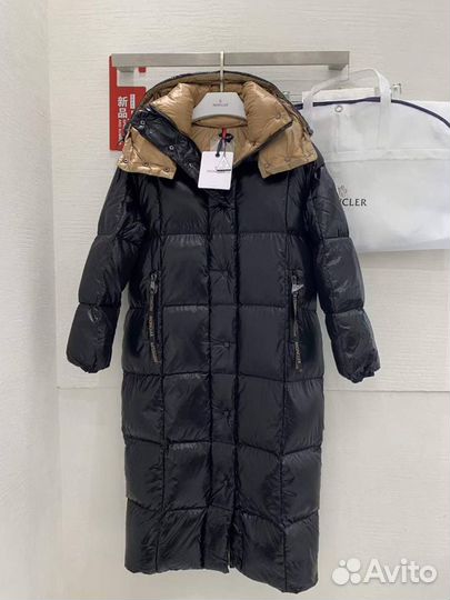 Пуховик moncler женский длинный