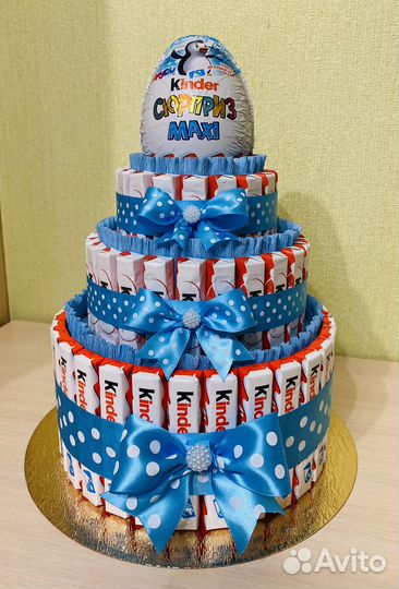 Торт из киндеров-конфет